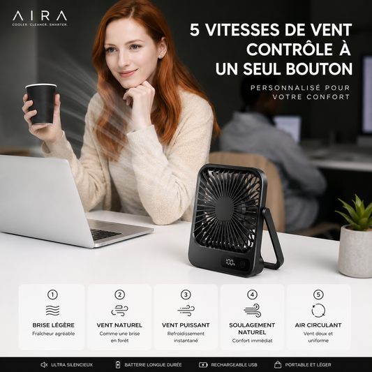 Ventilateur Minimaliste Portable